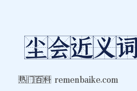 撢尘会近义词是什么意思的图片